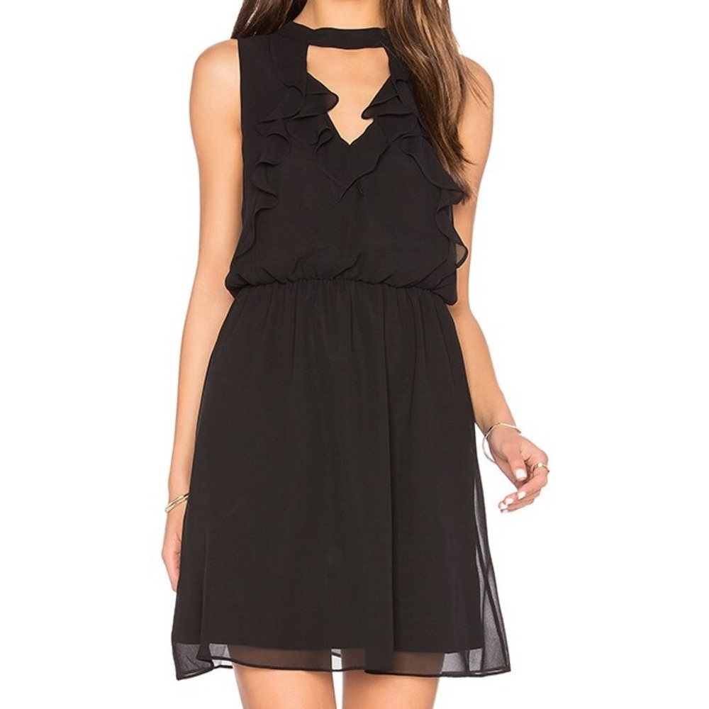 BCBGeneration Ruffle Front Dress NWT